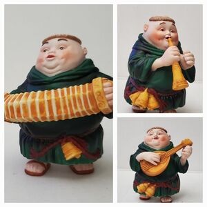 Dept. 56 Merry Makers Ceramic Ornaments**Christmas Monks